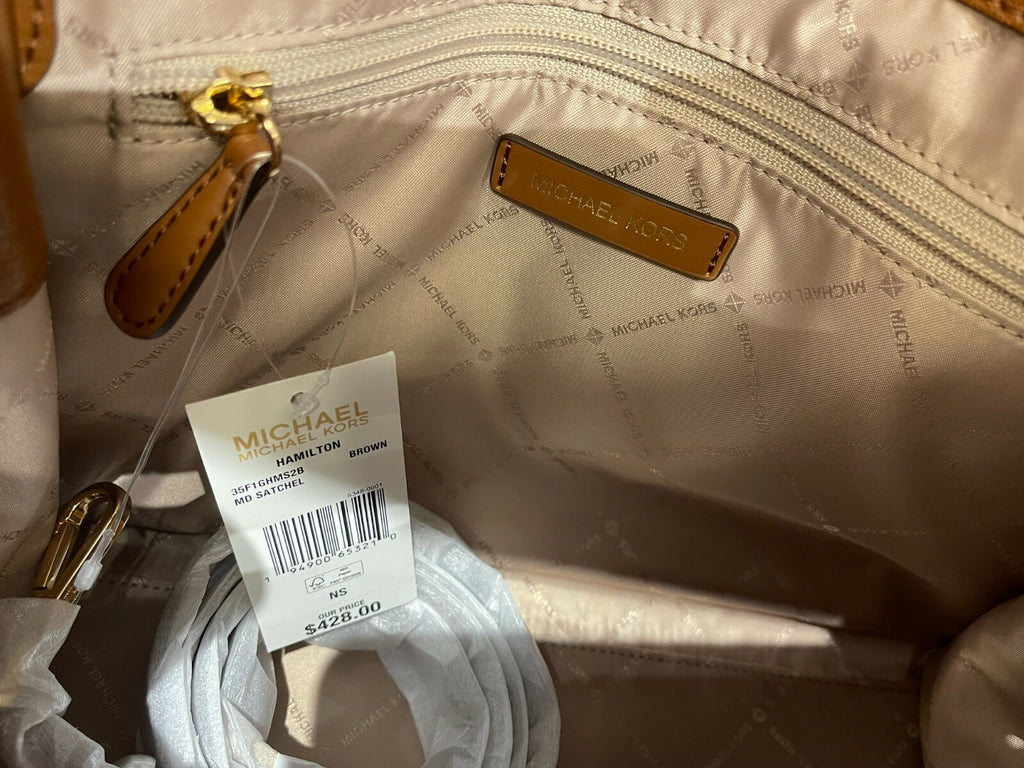 MICHAEL KORS HAMILTON MEDIUM SATCHEL SHOULDER CROSSBODY BAG