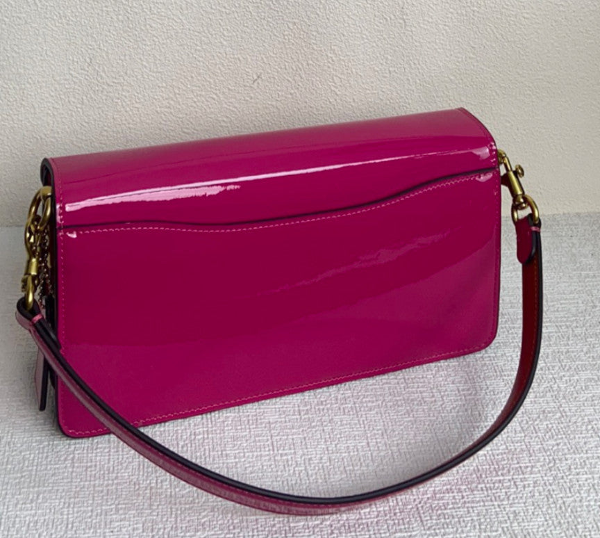 COACH  Tabby Shoulder Bag 26 In Signature Leather Purple CM554 Outlet NEW