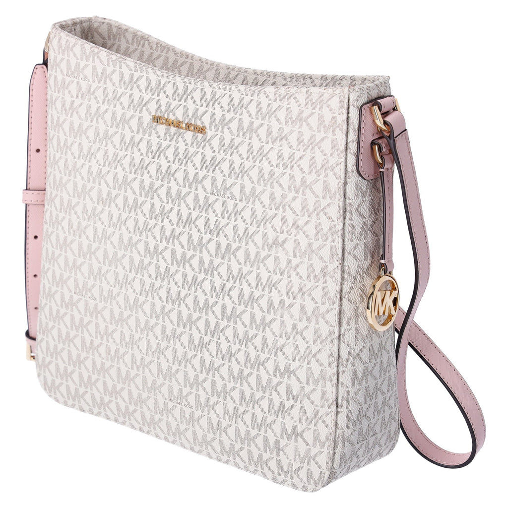 Michael Kors Jet Set Large Messenger Bag Crossbody MK Signature