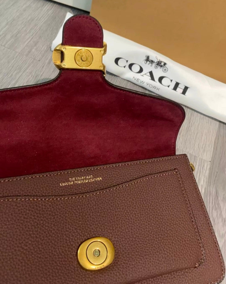 COACH  Tabby Shoulder Bag 26 CH857  Brass/Maple Outlet NEW