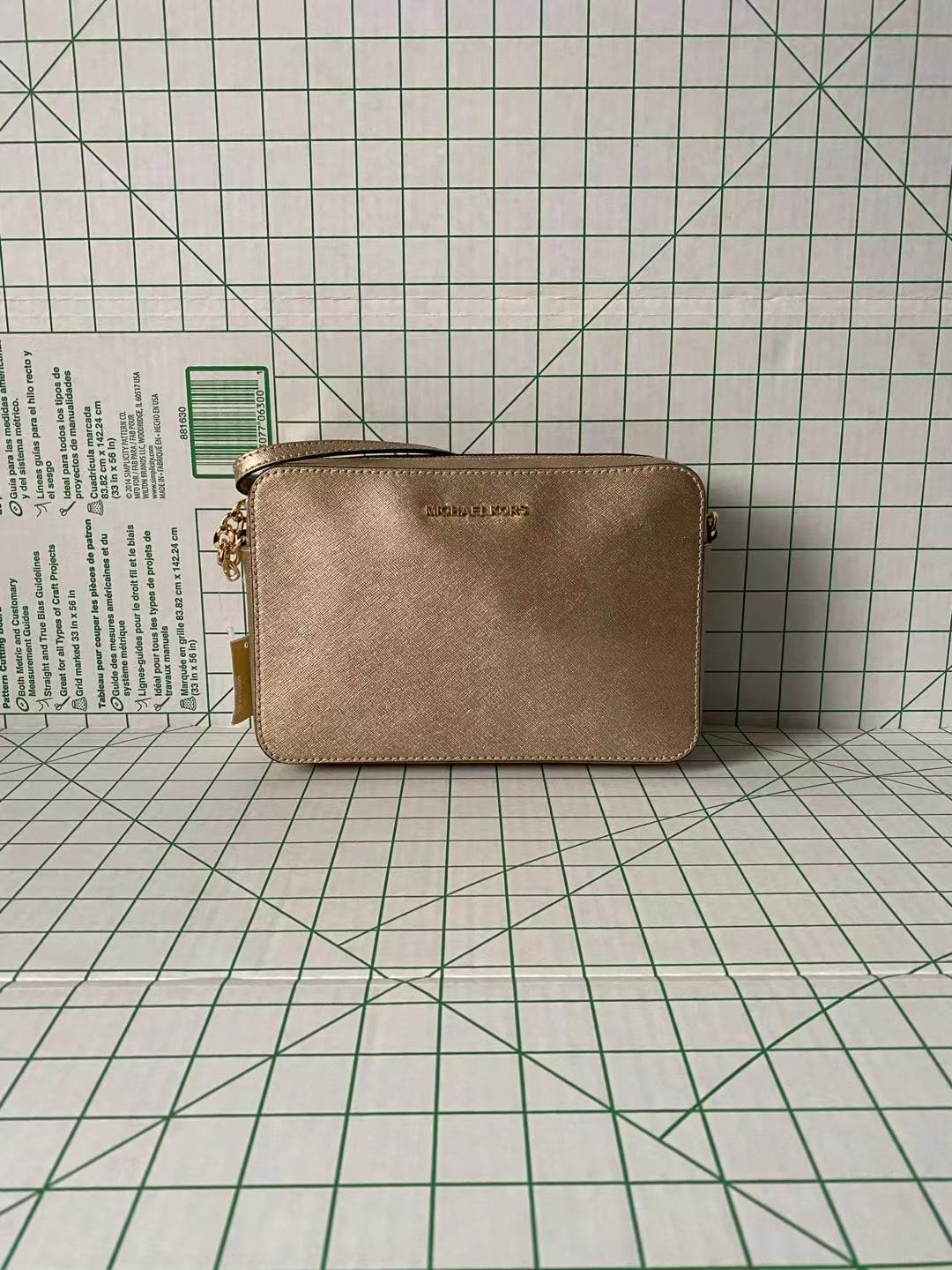 Michael Kors Jet Set Large East West Crossbody Signature Leather Bag Handbag