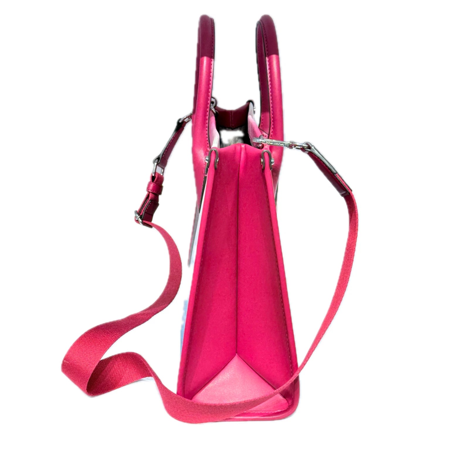 Mirella Medium Ombre Tote — Dark Raspberry