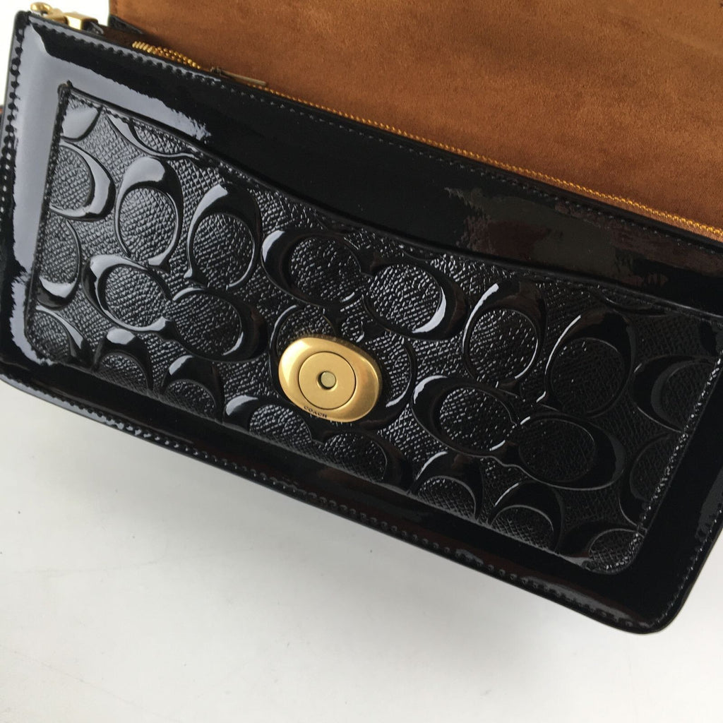 COACH  Tabby Shoulder Bag 26 In Signature Leather Black CM554 Outlet NEW