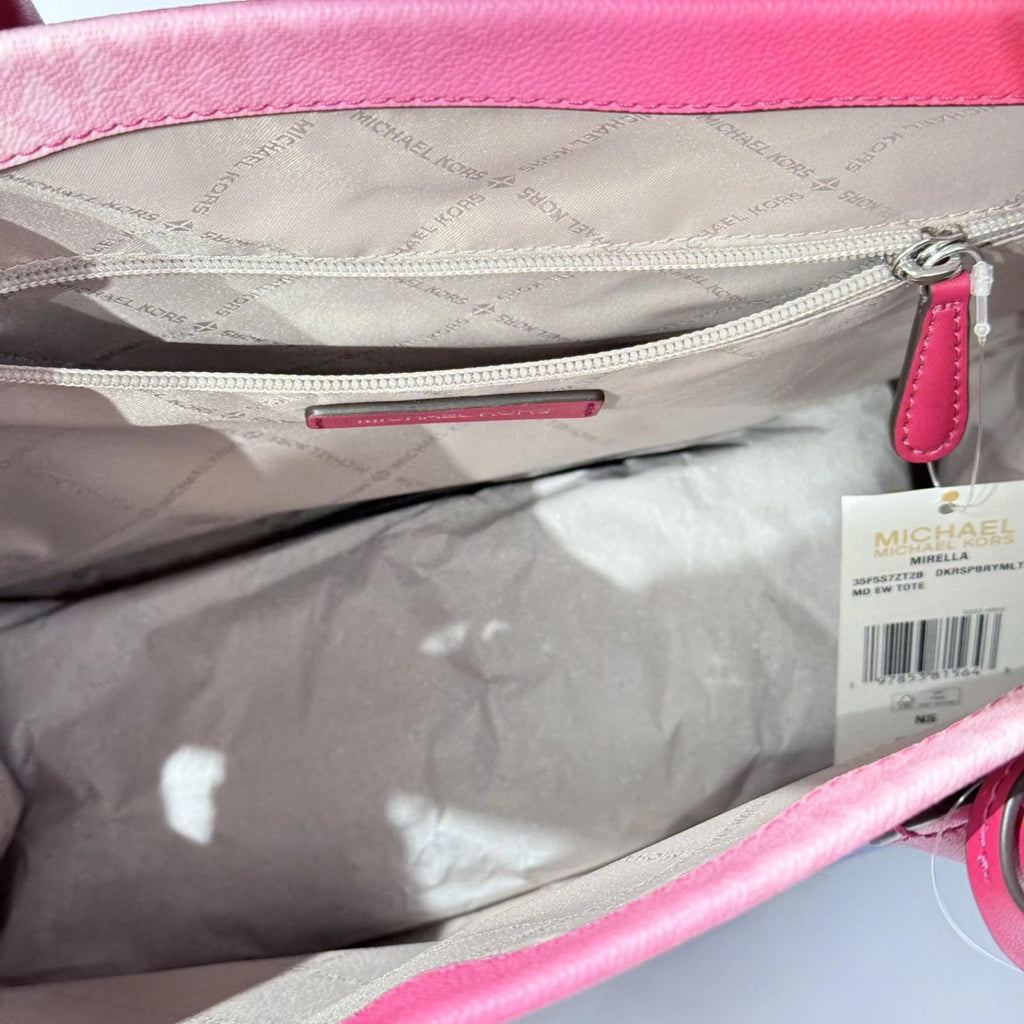 Mirella Medium Ombre Tote — Dark Raspberry