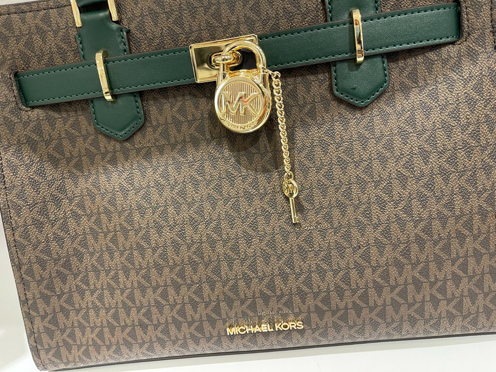 MICHAEL KORS HAMILTON MEDIUM SATCHEL SHOULDER CROSSBODY BAG