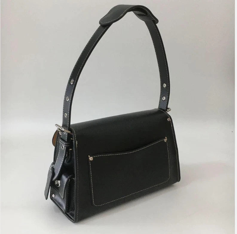 COACH CT721 Cargo Soft Tabby Shoulder Bag Black Crossbody Bag Brand New