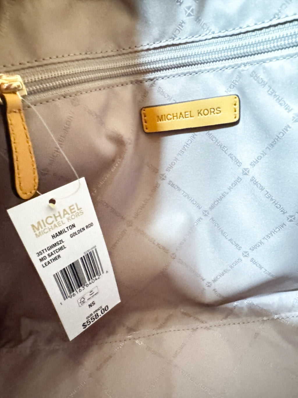 MICHAEL KORS HAMILTON MEDIUM SATCHEL SHOULDER CROSSBODY BAG