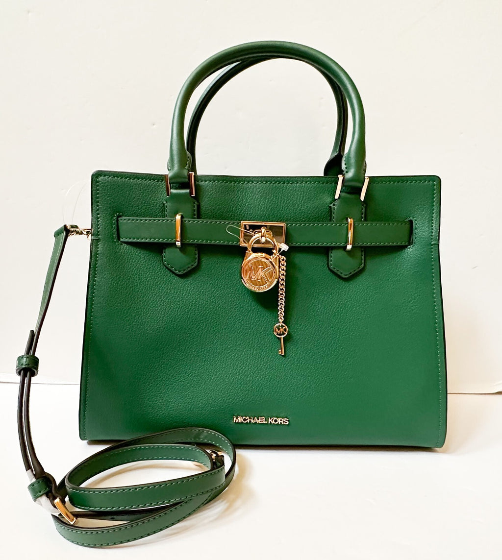 MICHAEL KORS HAMILTON MEDIUM SATCHEL SHOULDER CROSSBODY BAG