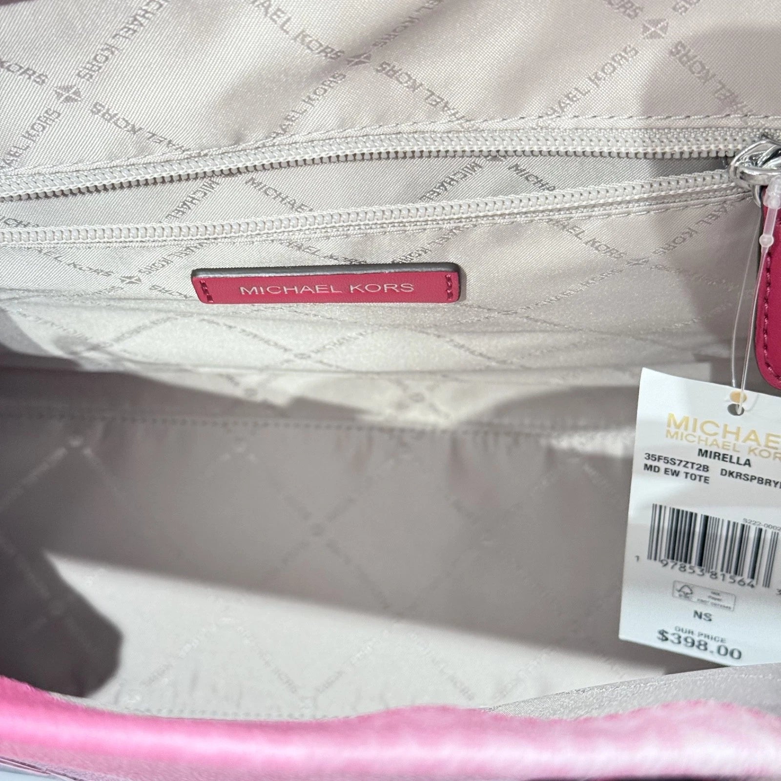 Mirella Medium Ombre Tote — Dark Raspberry