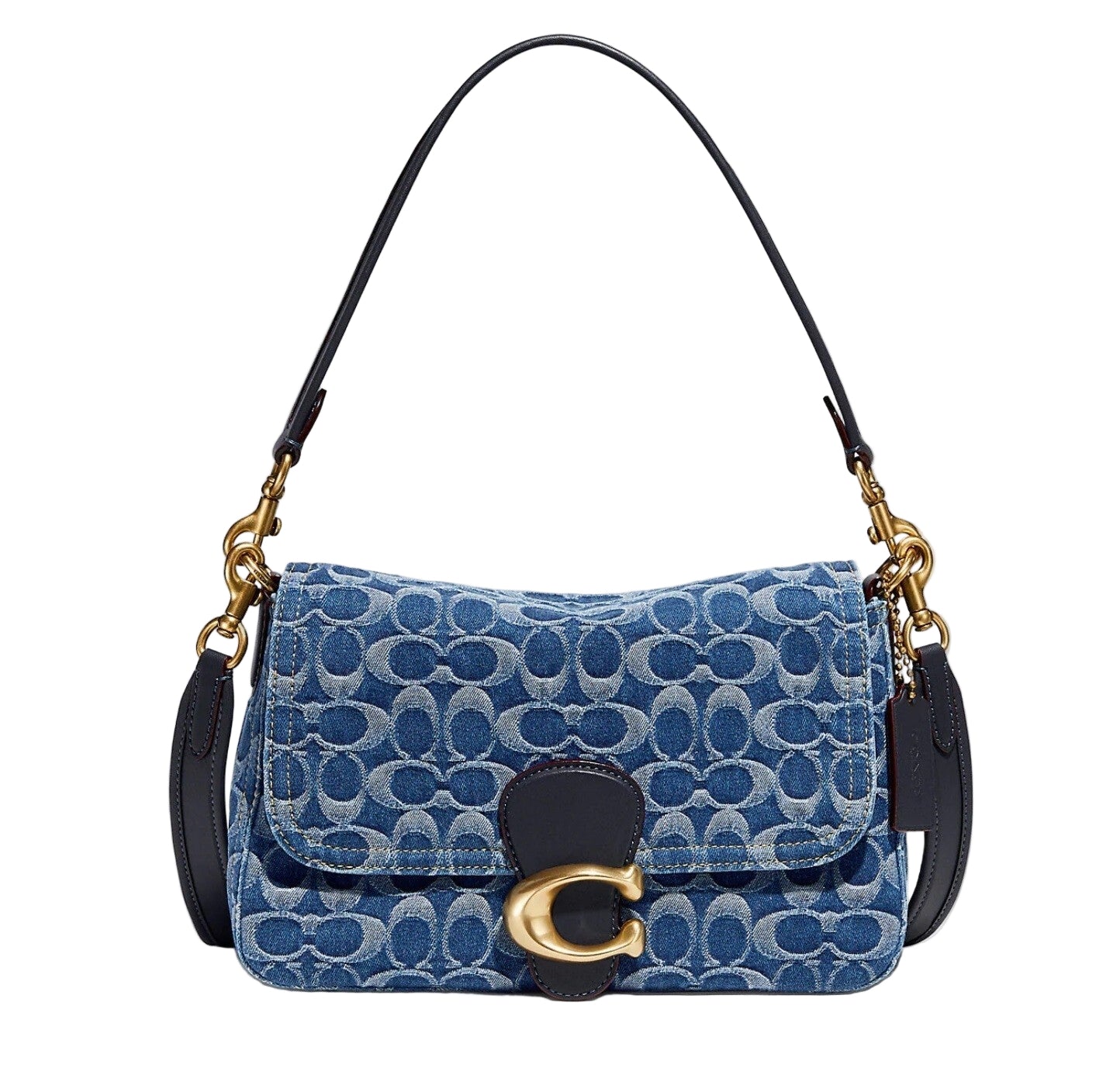COACH CA105 Tabby Shoulder Crossbody Bag Signature Denim Outlet Brand New