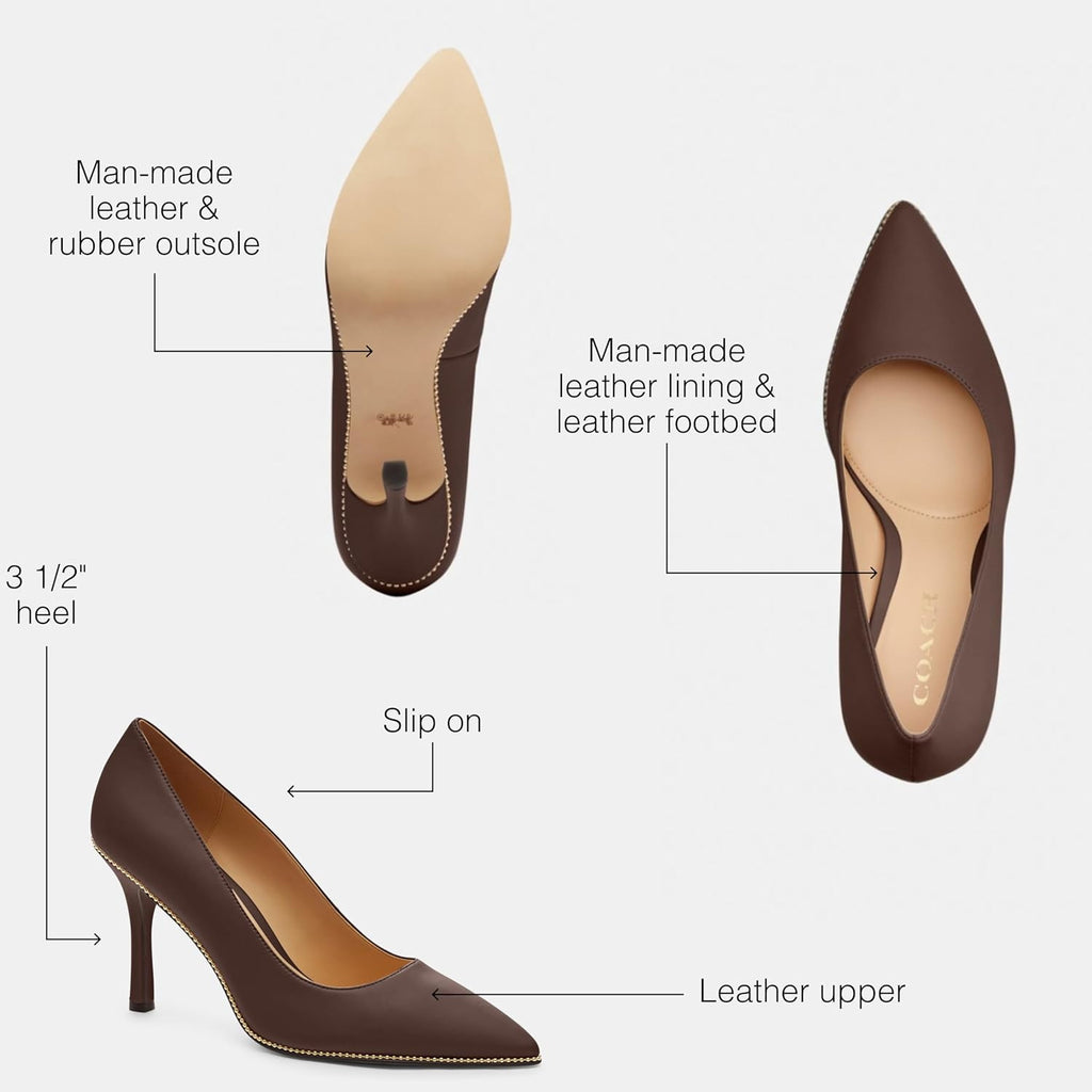 Coach Samantha Leather Pump