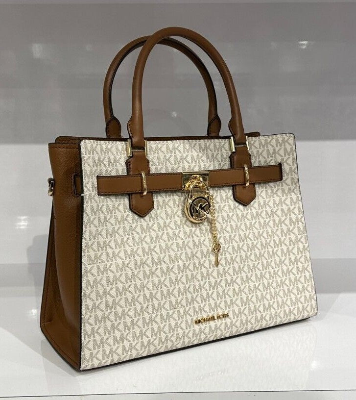 MICHAEL KORS HAMILTON MEDIUM SATCHEL SHOULDER CROSSBODY BAG
