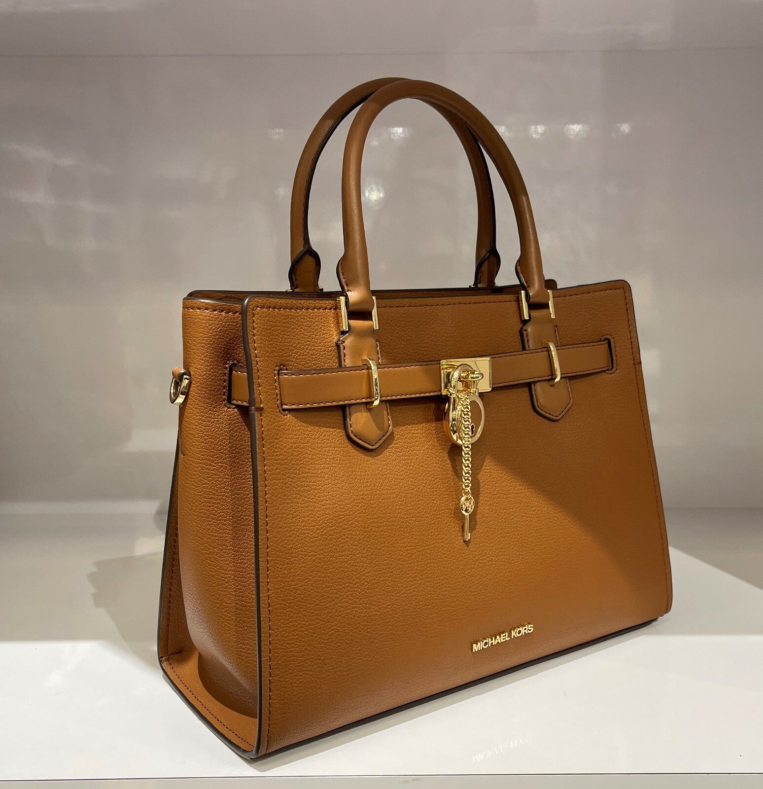 MICHAEL KORS HAMILTON MEDIUM SATCHEL SHOULDER CROSSBODY BAG