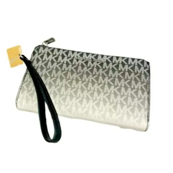 Michael Kors MK Jet Set Travel Double Zip Phone Wristlet Wallet