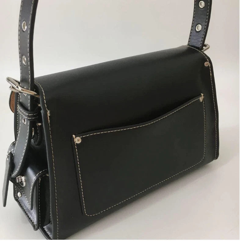 COACH CT721 Cargo Soft Tabby Shoulder Bag Black Crossbody Bag Brand New