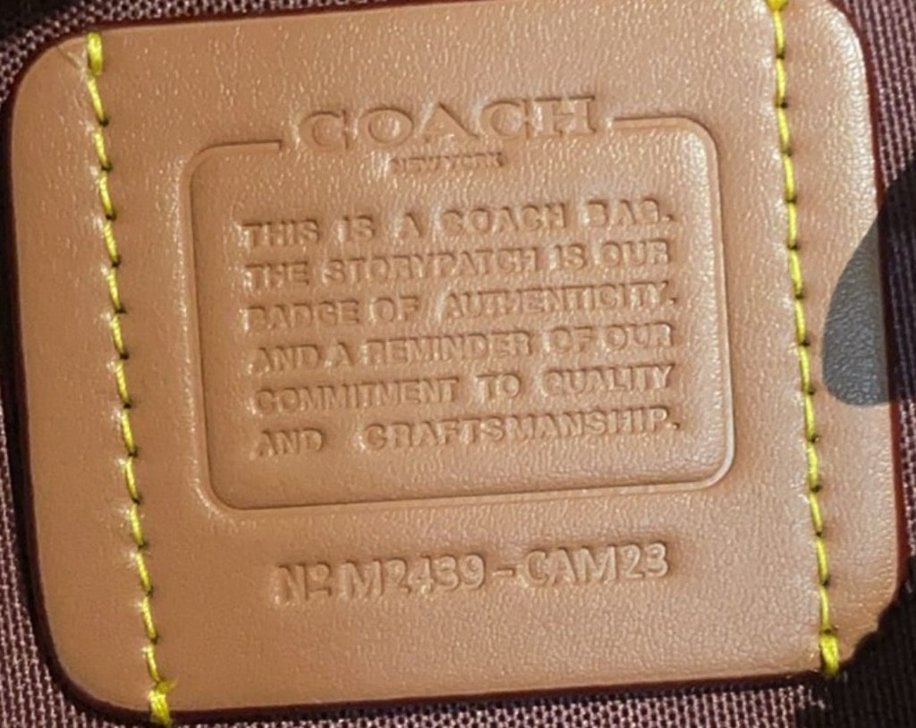 COACH Juliet Shoulder Bag In Signature Canvas CAM23 Tan Brown Outlet NEW