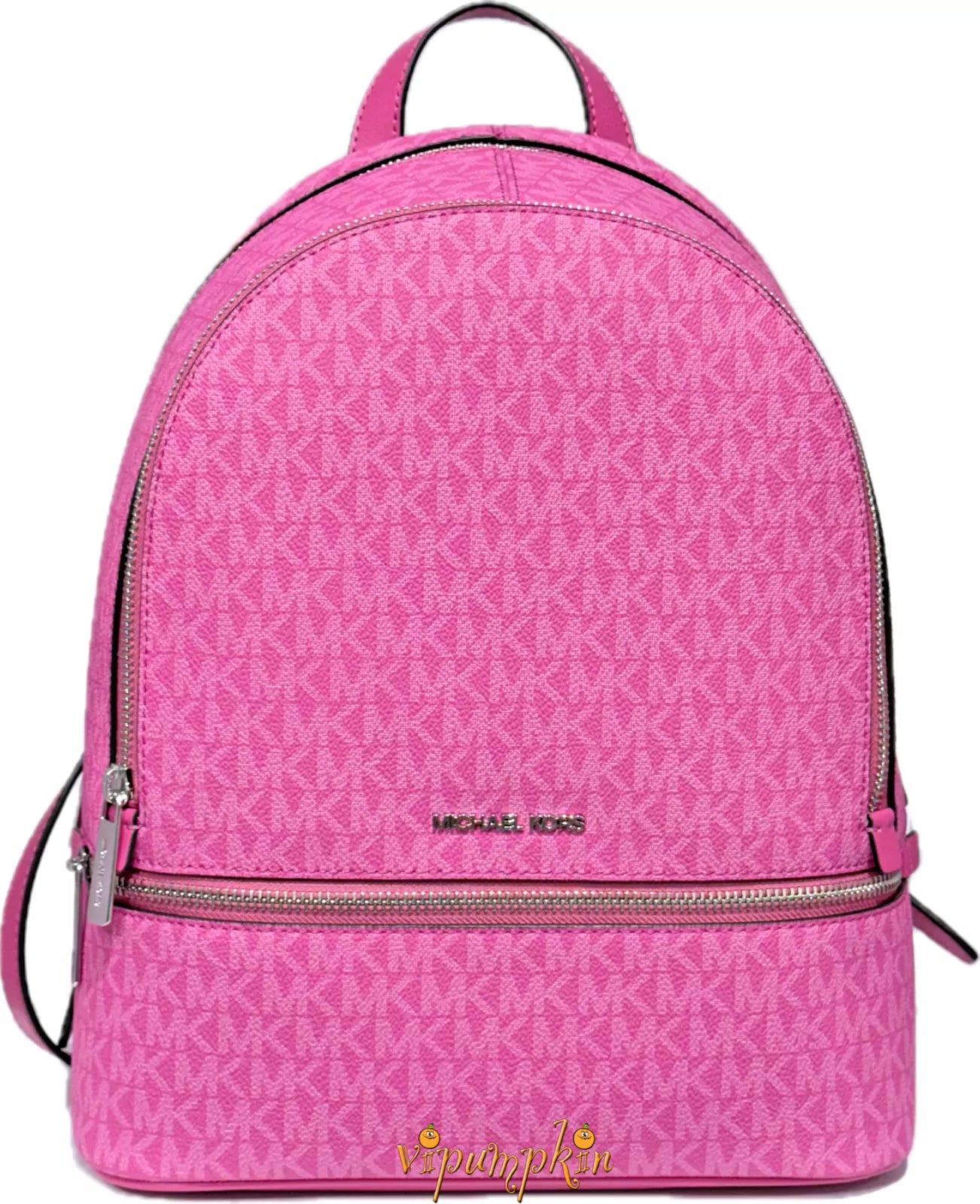 Rhea Medium Logo Backpack — Dragonfruit Pink