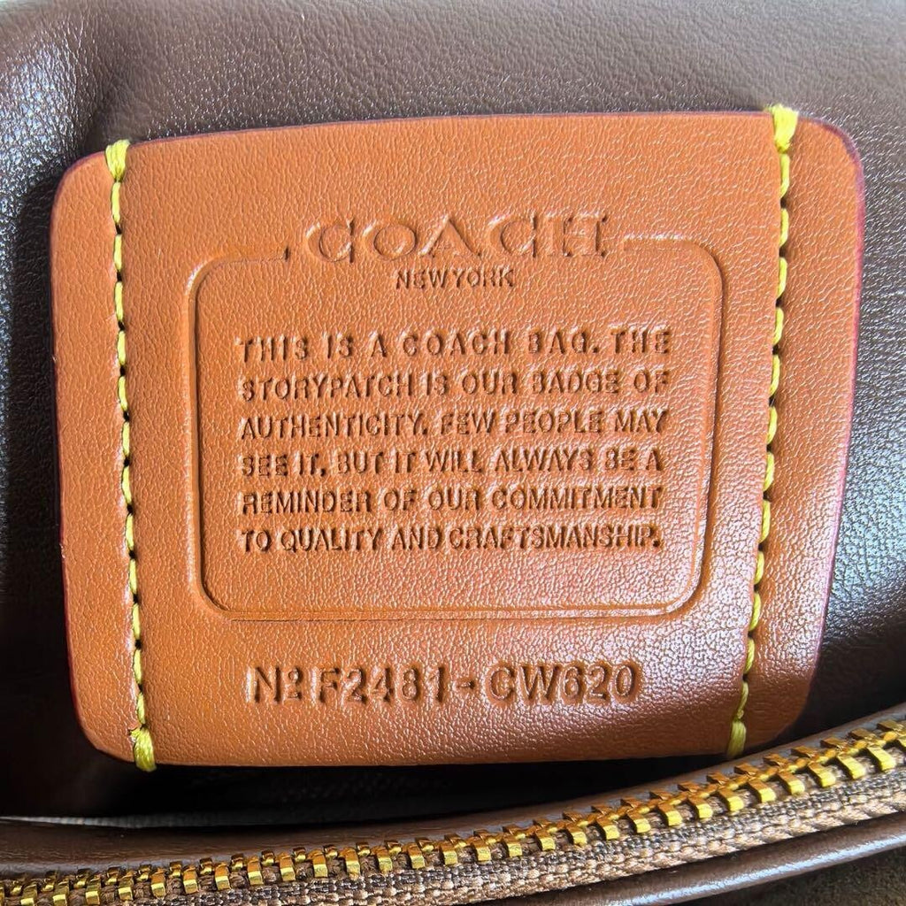 COACH  Tabby Shoulder Bag 26 With Quilting Suede Brown CW620 Outlet NEW