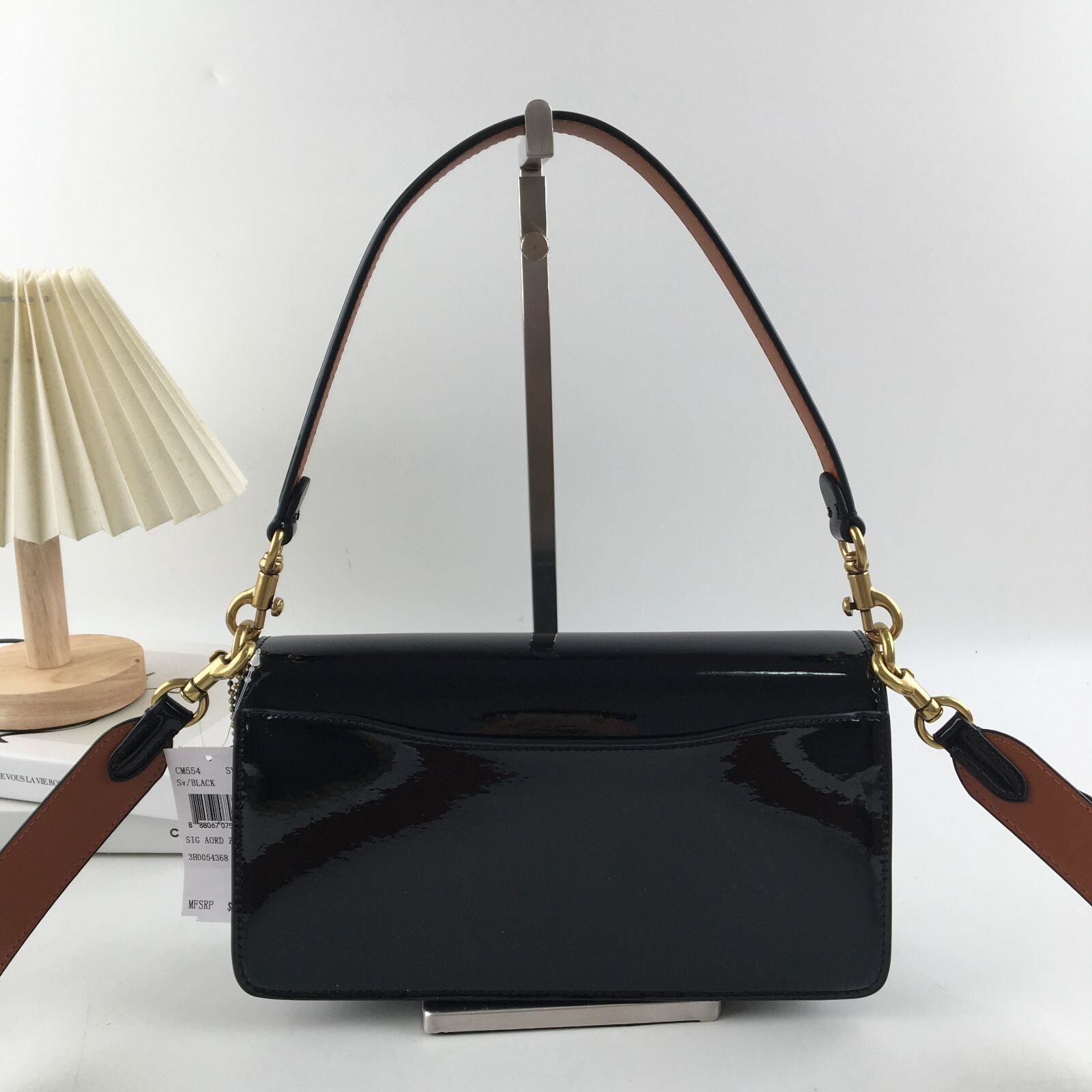 COACH  Tabby Shoulder Bag 26 In Signature Leather Black CM554 Outlet NEW