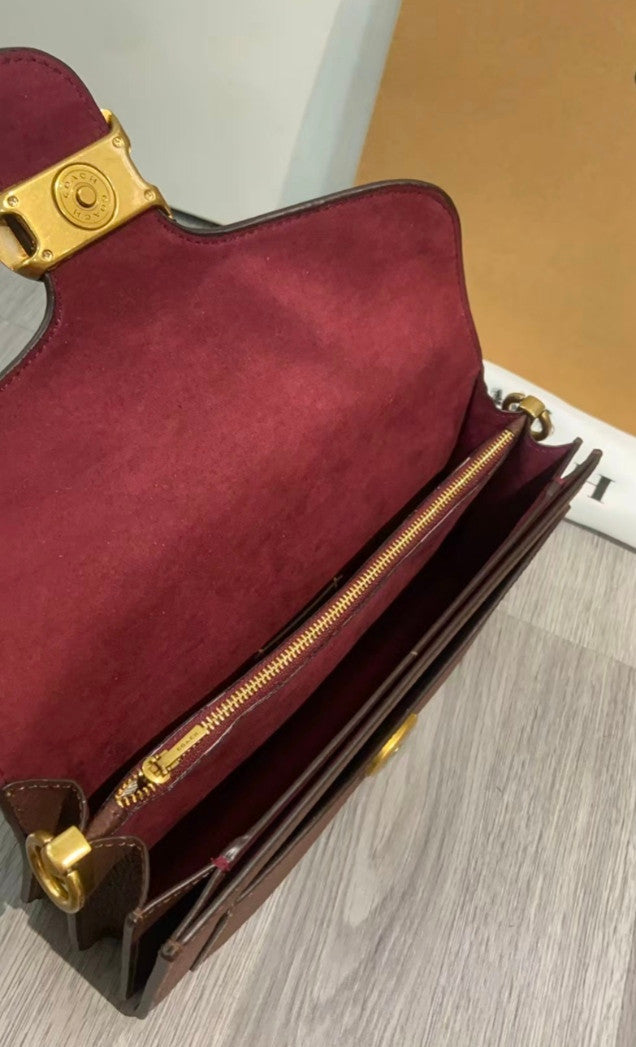 COACH  Tabby Shoulder Bag 26 CH857  Brass/Maple Outlet NEW