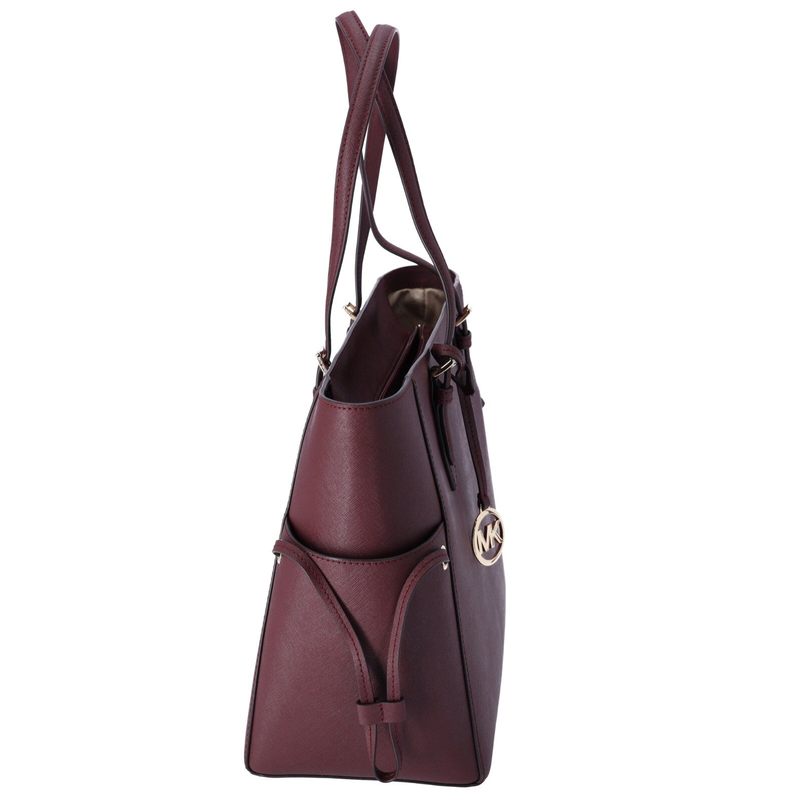 Michael Kors Gilly Jet Set Travel Large Drawstring Top Zip Tote Signature MK