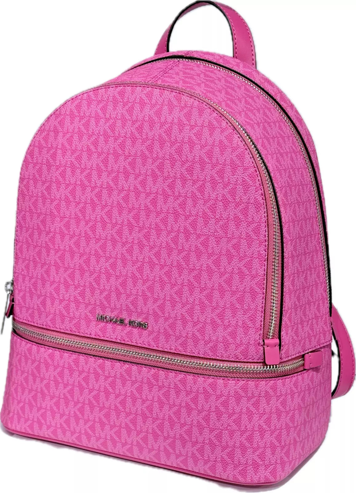 Rhea Medium Logo Backpack — Dragonfruit Pink
