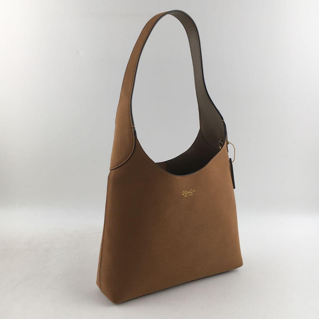 COACH Brooklyn Shoulder Bag 28 suede CW637 Siena Outlet New