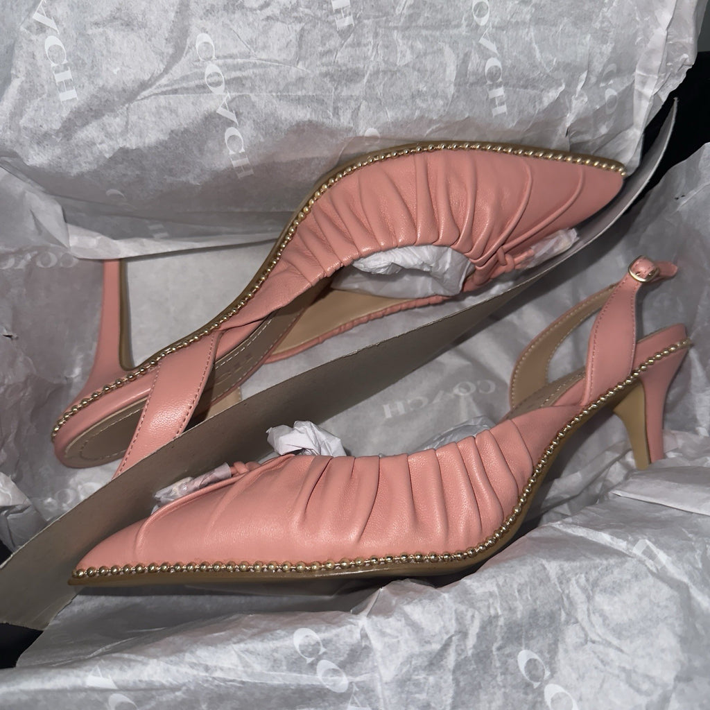 COACH Candy Pink Wionna Pump Size 8 B $195 Retail