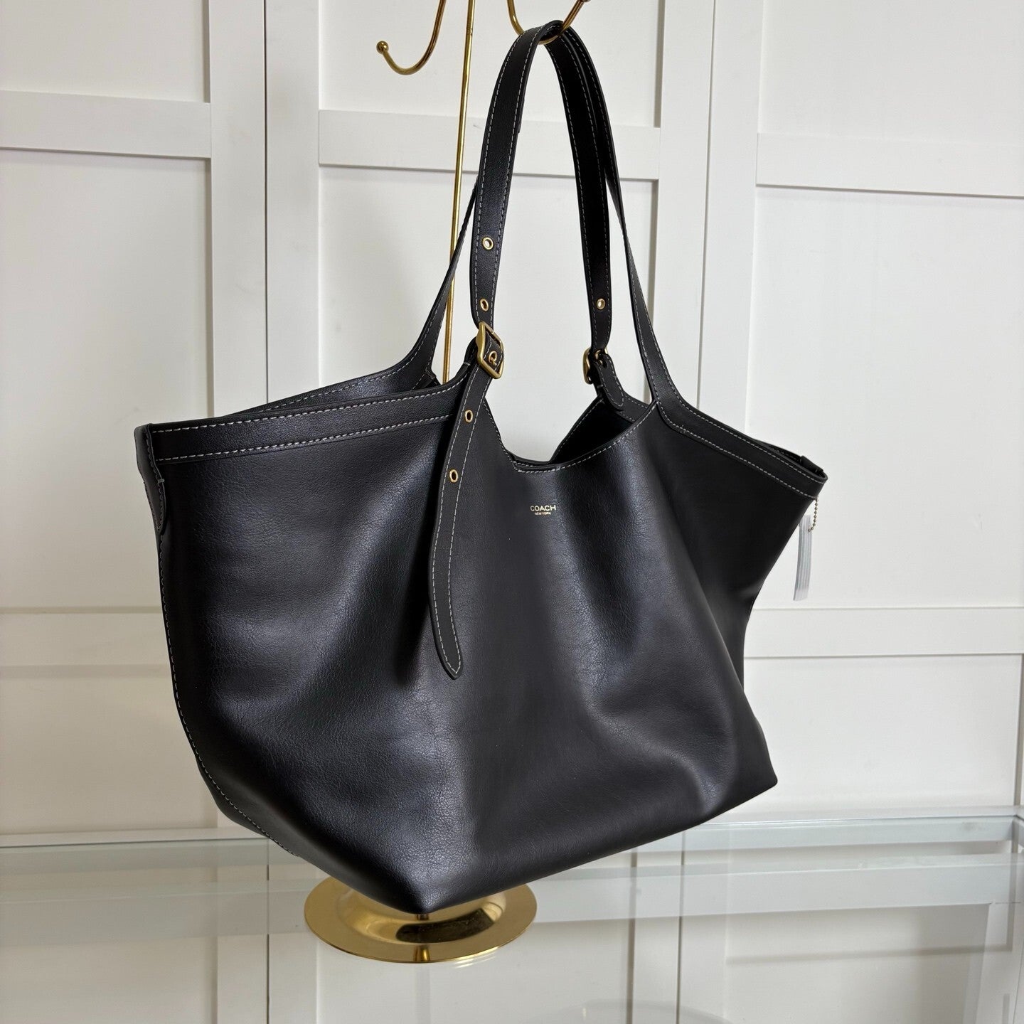 COACH Gramercy Tote Black CAM00 Outlet NEW