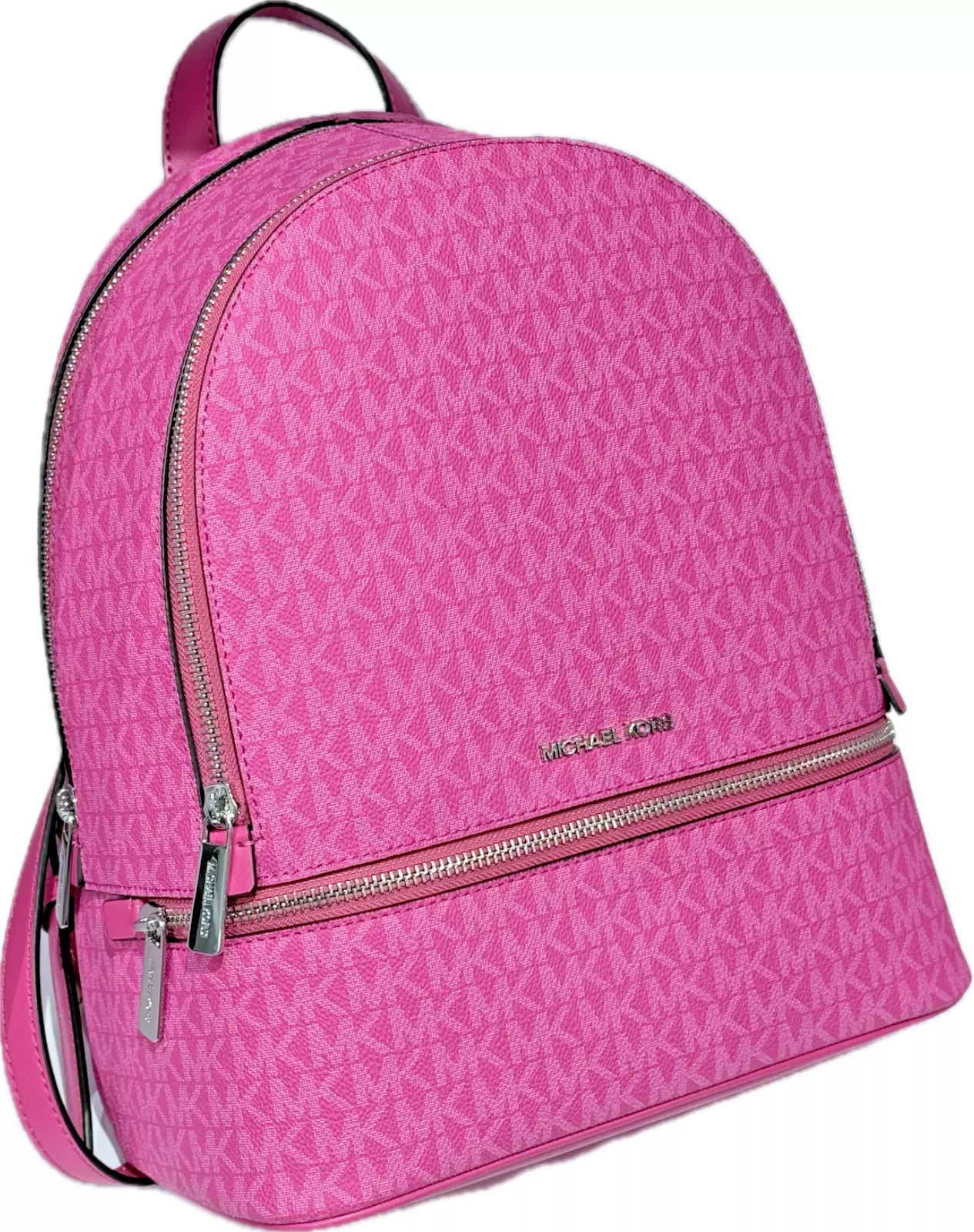 Rhea Medium Logo Backpack — Dragonfruit Pink