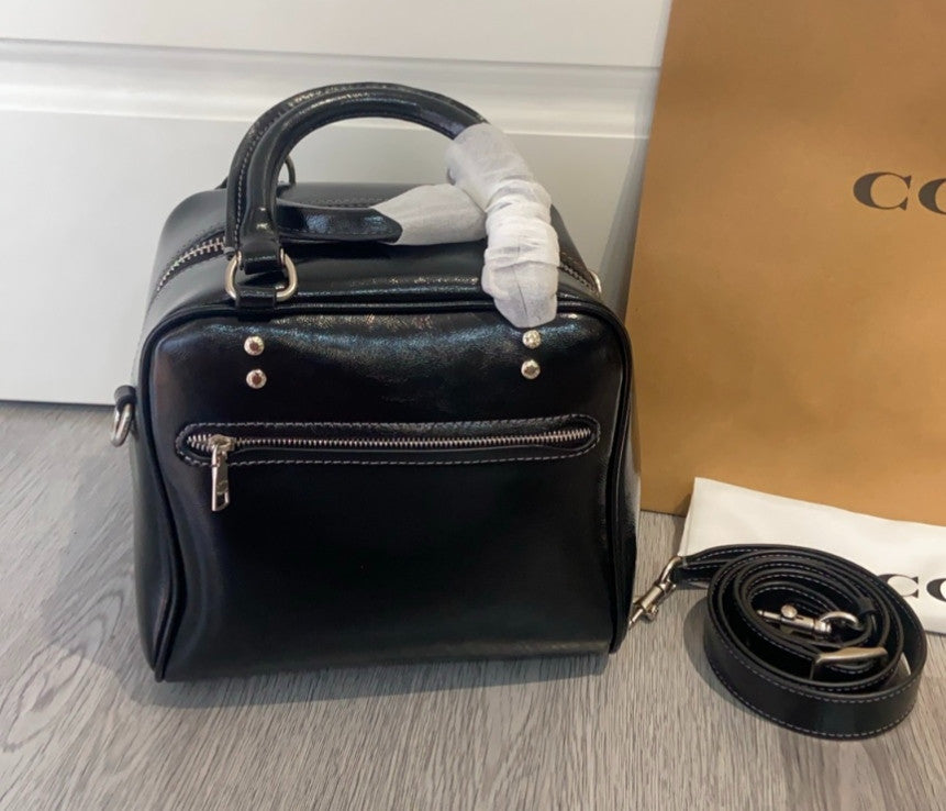 COACH Cube Rogue Bag 20 Shoulder Bag Black CBH04 Outlet NEW
