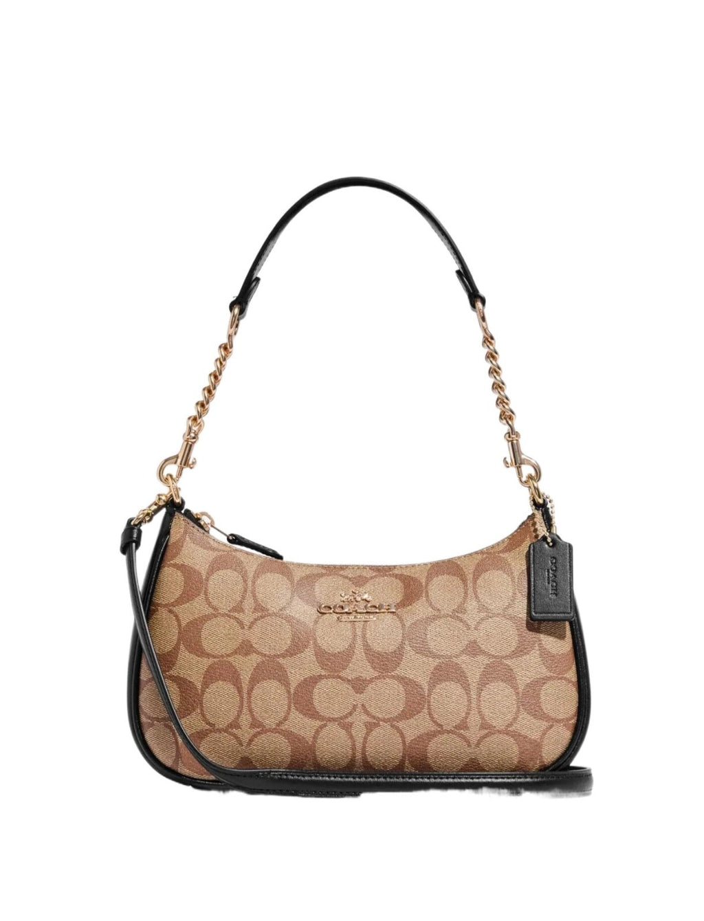 Coach bags Teri Shoulder Bag In Signature Canvas Khaki - CA548