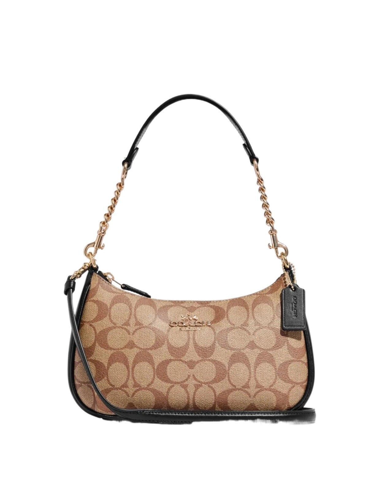 Coach bags Teri Shoulder Bag In Signature Canvas Khaki - CA548
