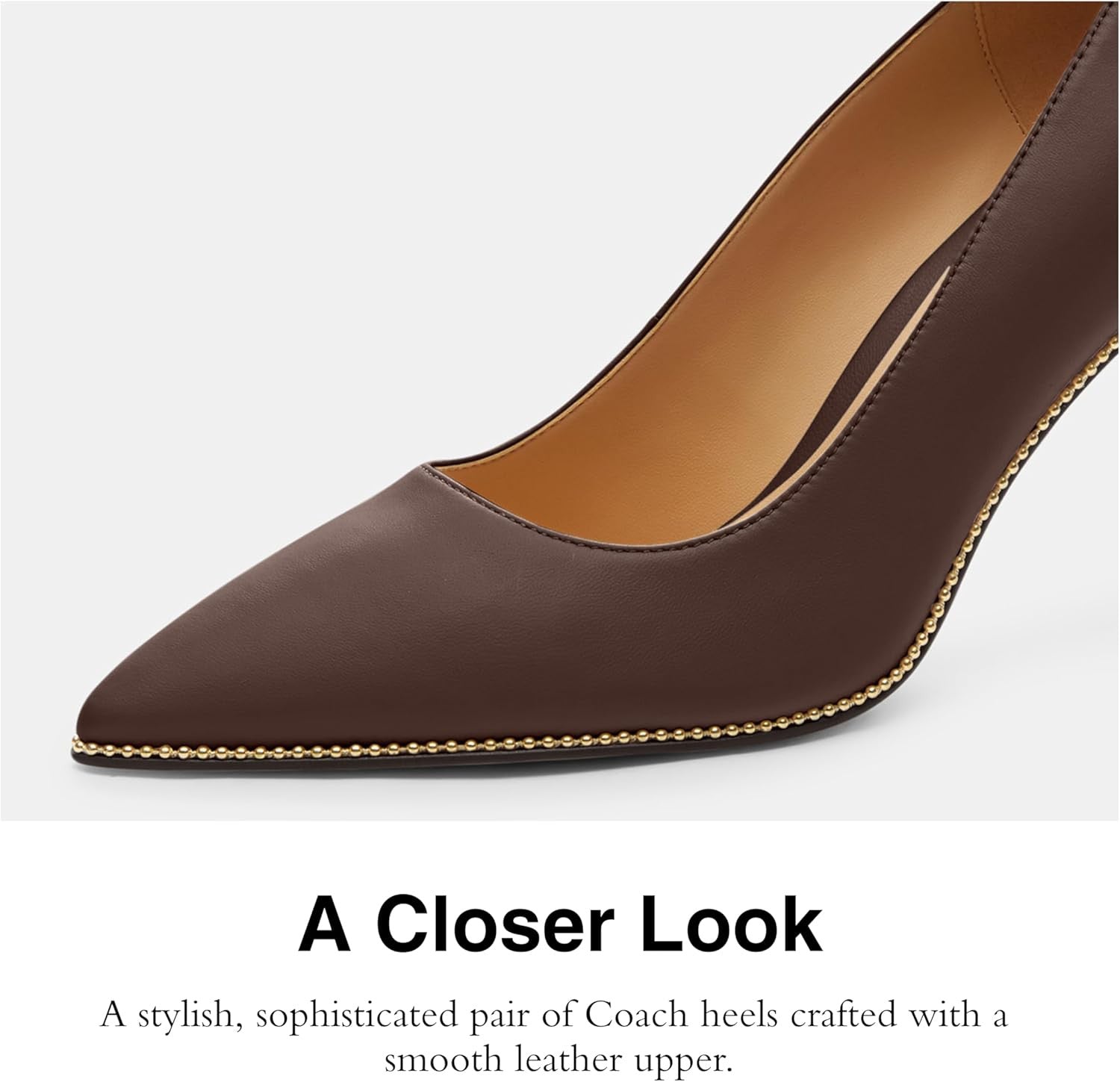 Coach Samantha Leather Pump