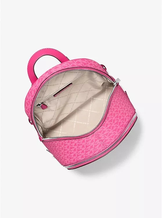 Rhea Medium Logo Backpack — Dragonfruit Pink