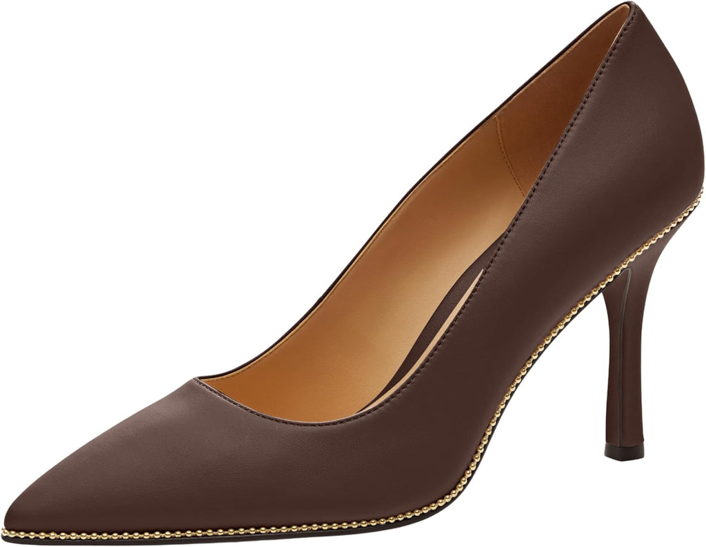 Coach Samantha Leather Pump