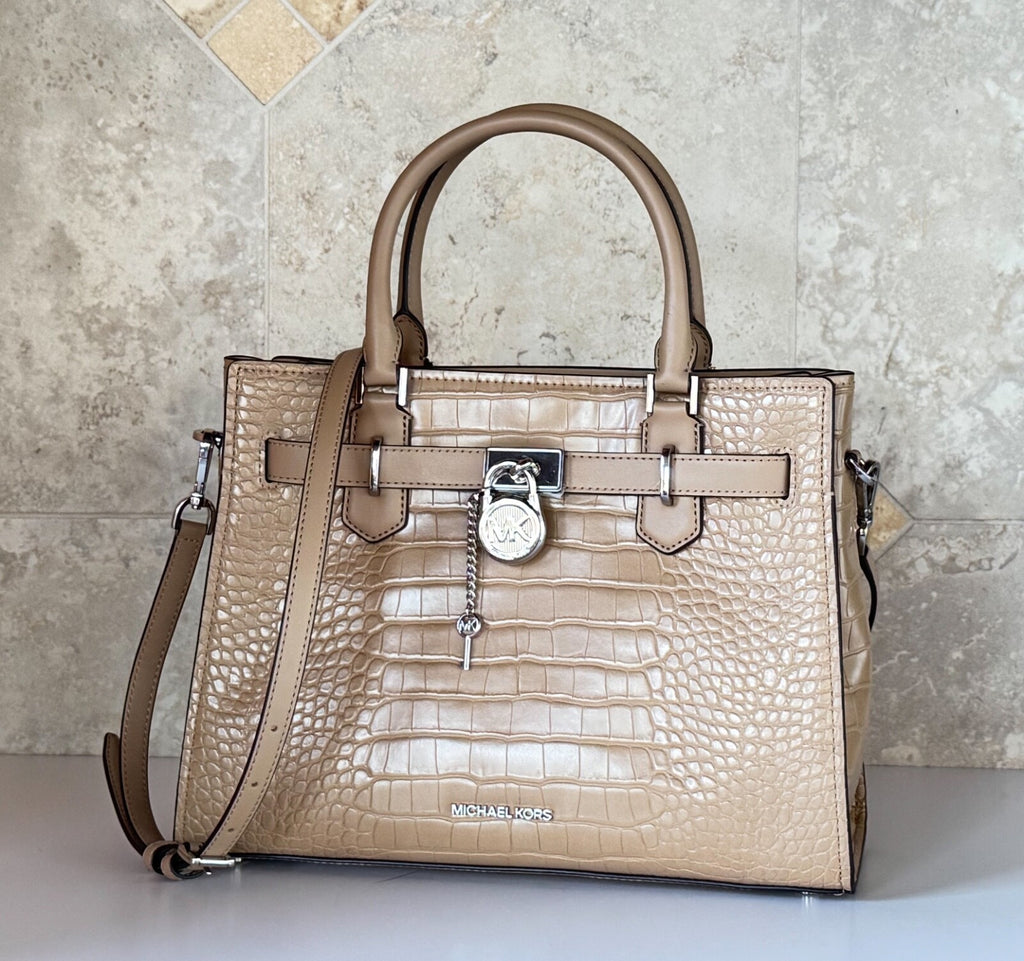 MICHAEL KORS HAMILTON MEDIUM SATCHEL SHOULDER CROSSBODY BAG