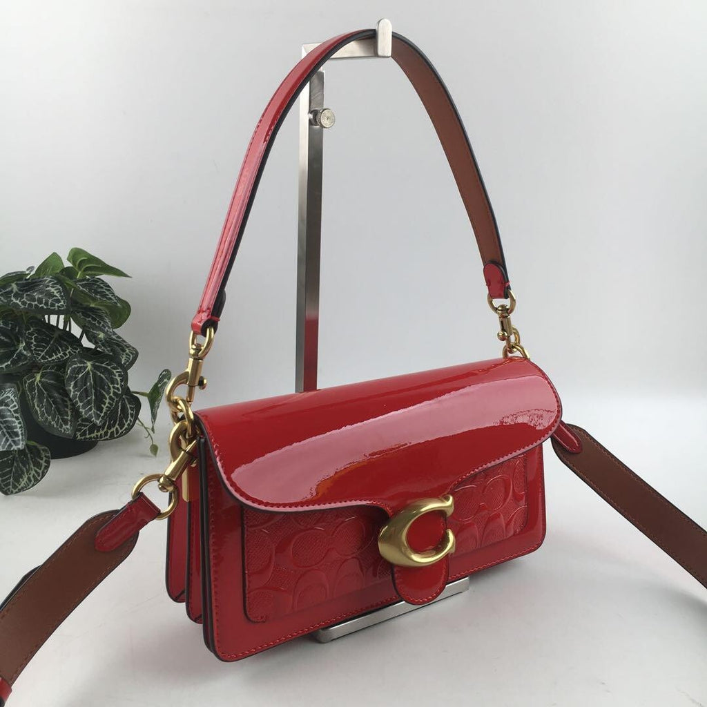 COACH  Tabby Shoulder Bag 26 In Signature Leather Red CM554 Outlet NEW