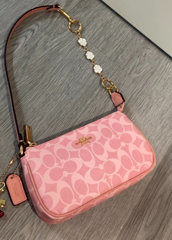 COACH Nolita 19 In Signature Canvas Powder Pink CW426 Outlet NEW