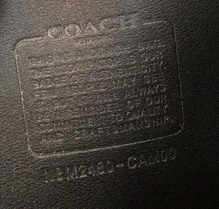 COACH Gramercy Tote Black CAM00 Outlet NEW
