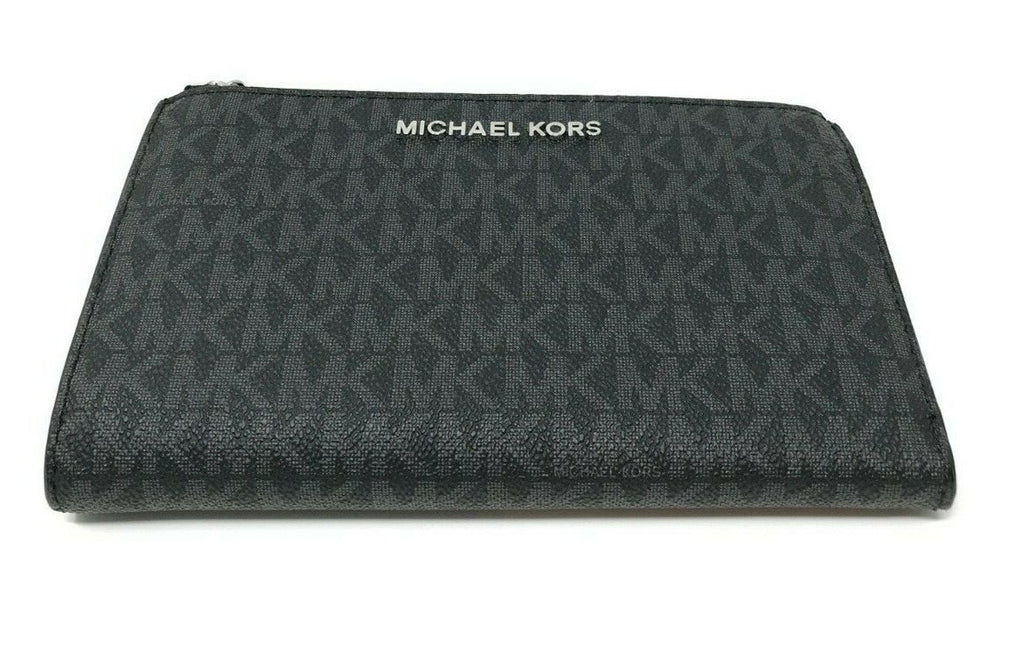 Michael Kors MK Jet Set Travel Double Zip Phone Wristlet Wallet