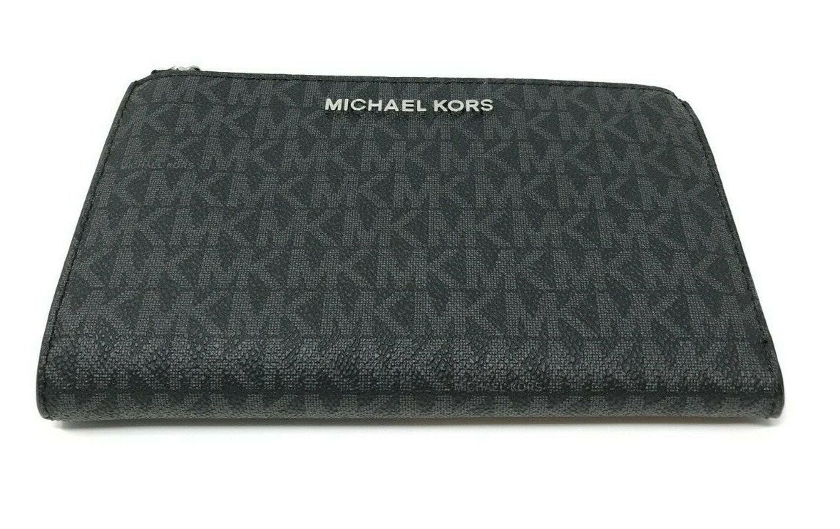 Michael Kors MK Jet Set Travel Double Zip Phone Wristlet Wallet