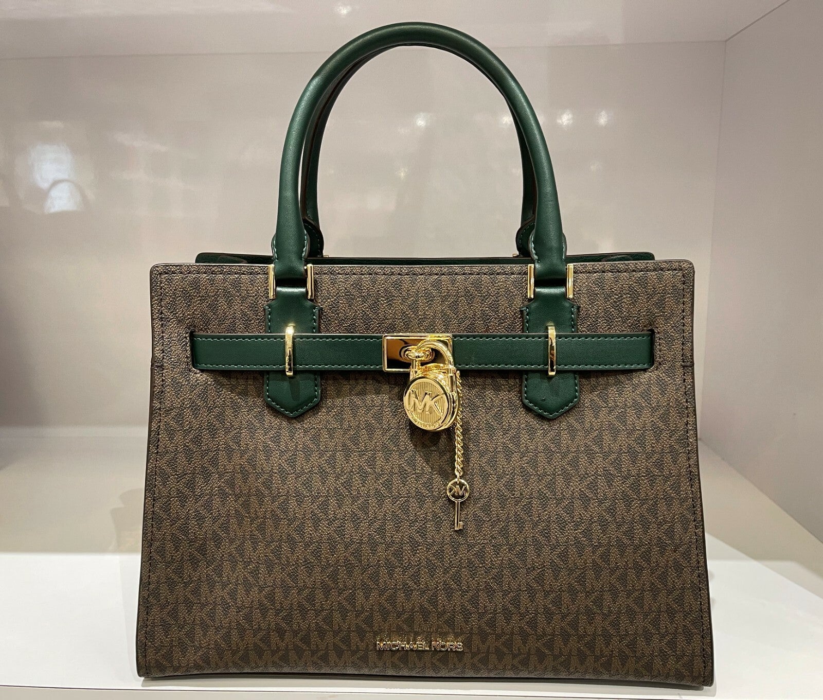 MICHAEL KORS HAMILTON MEDIUM SATCHEL SHOULDER CROSSBODY BAG