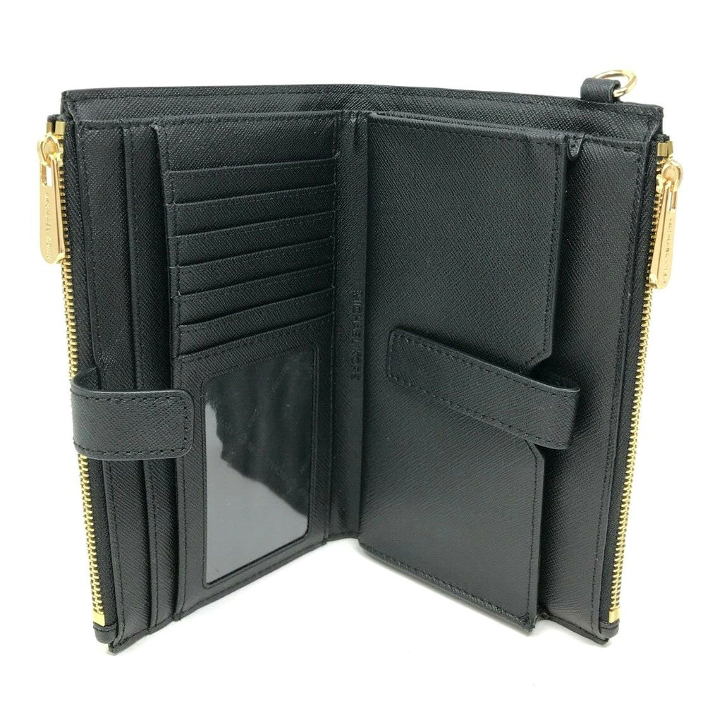 Michael Kors MK Jet Set Travel Double Zip Phone Wristlet Wallet