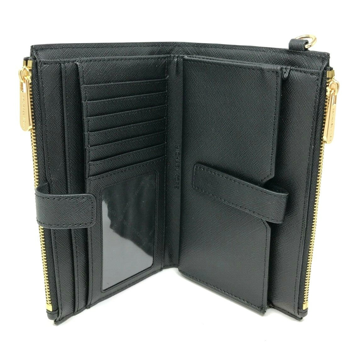 Michael Kors MK Jet Set Travel Double Zip Phone Wristlet Wallet