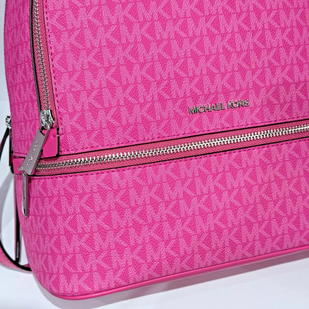 Rhea Medium Logo Backpack — Dragonfruit Pink