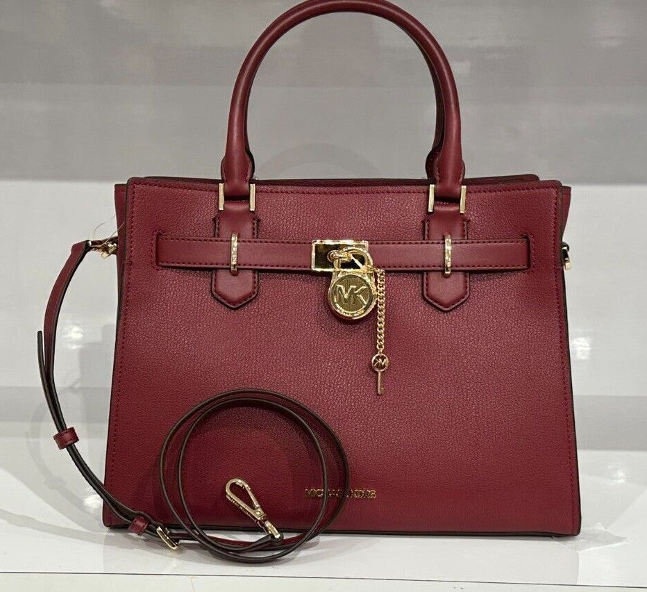 MICHAEL KORS HAMILTON MEDIUM SATCHEL SHOULDER CROSSBODY BAG