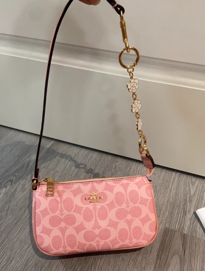 COACH Nolita 19 In Signature Canvas Powder Pink CW426 Outlet NEW