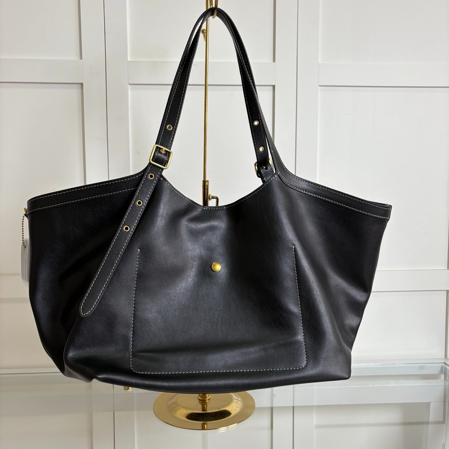 COACH Gramercy Tote Black CAM00 Outlet NEW