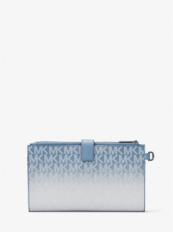 Michael Kors MK Jet Set Travel Double Zip Phone Wristlet Wallet